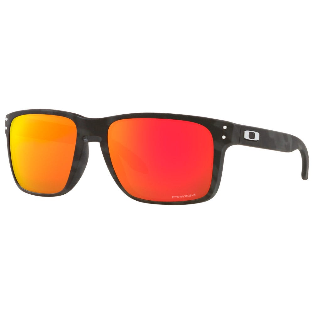 Holbrook XL Matte Black Camouflage Prizm Ruby