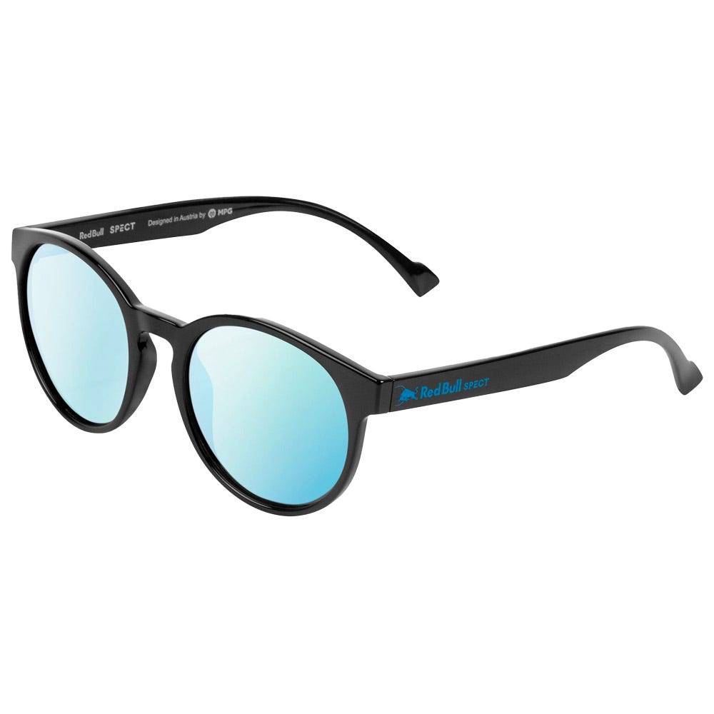 Lace Shiny Black Smoke Blue Mirror