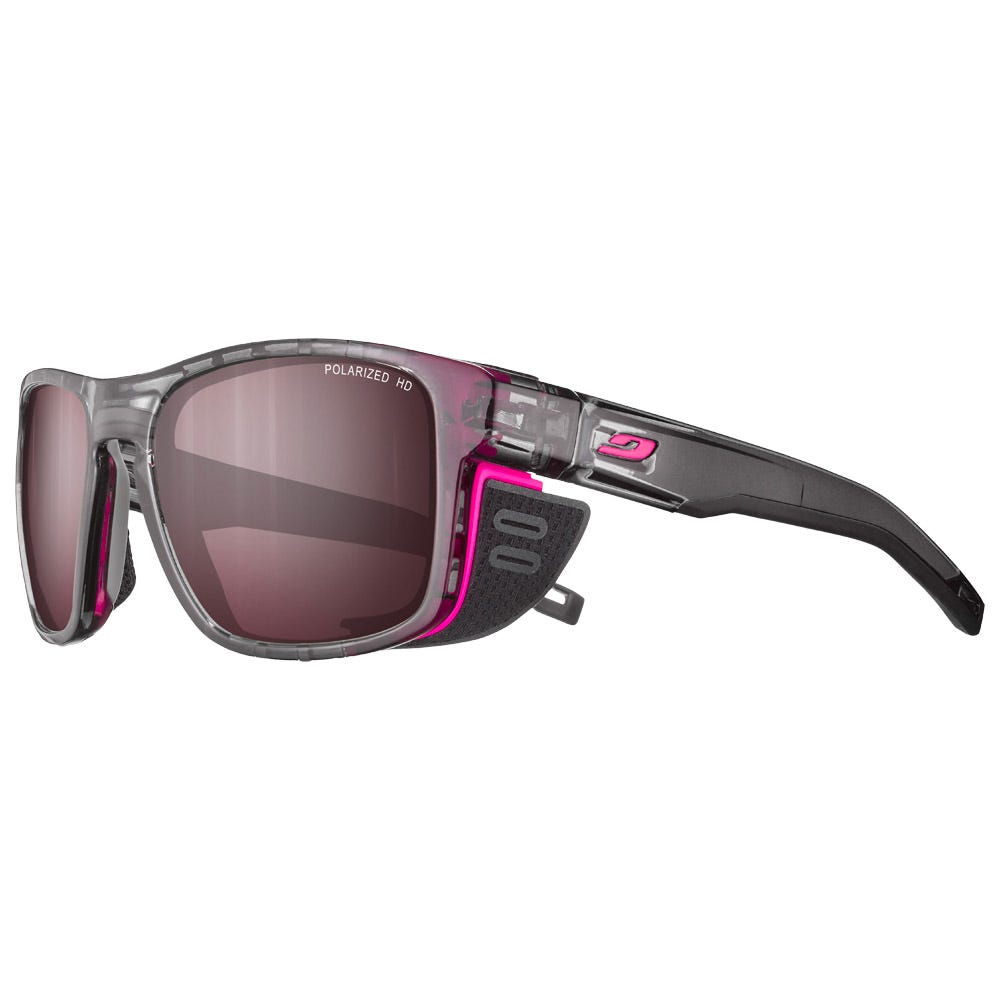 Shield M Translucide Brillant Gris Rose Fluo Spectron Hd 3 Polarized