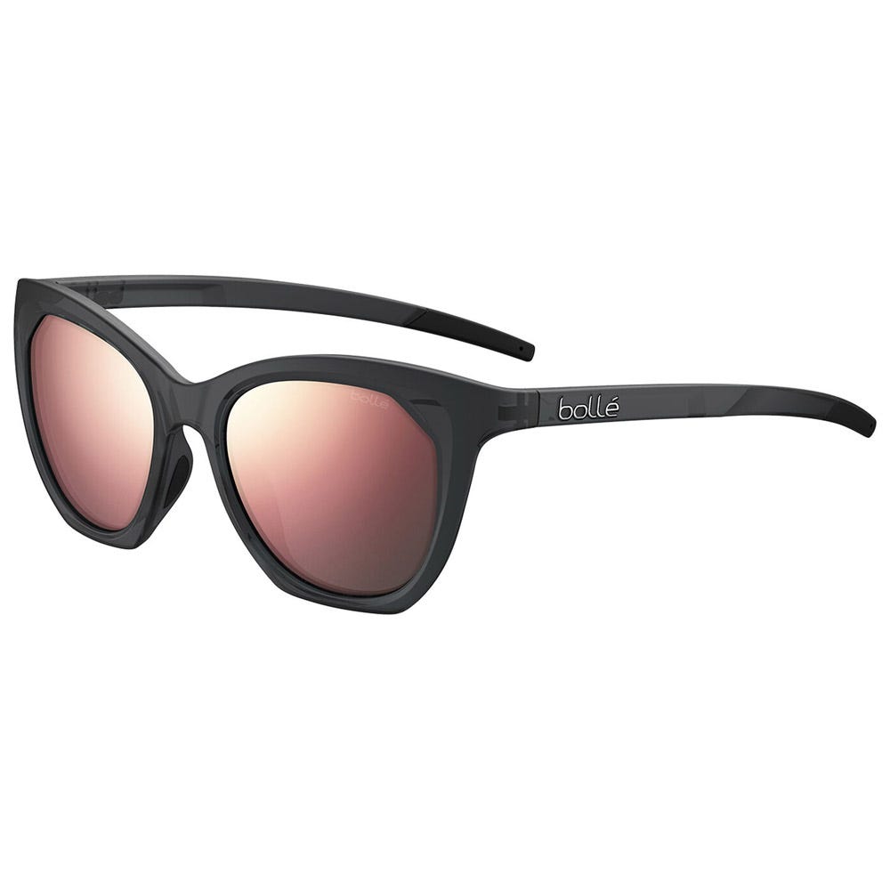 Prize Black Crystal Matte HD Polarized Brown Pink