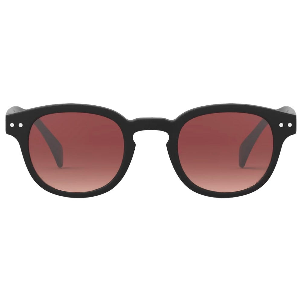 Sun #C Black Road Brown Shading Polarized