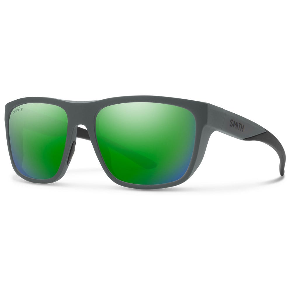 Barra Matte Cement Chromapop Polarized Green Mirror