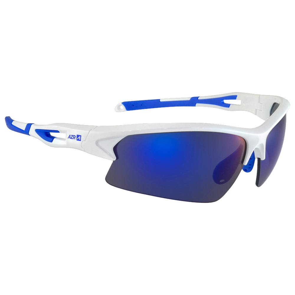 Huez Blanche Vernie Bleu Bleu Miroir