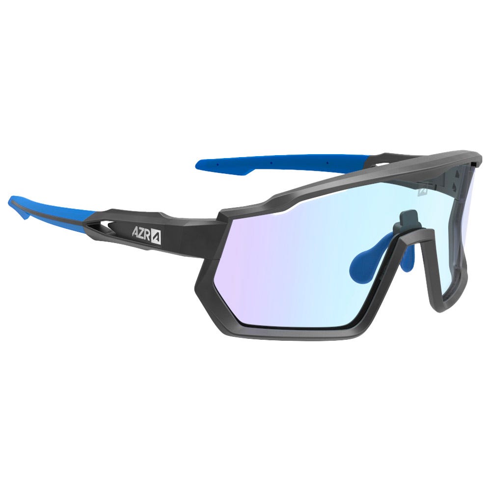 Pro Race Rx Noire Mate Photochromique Irisé Bleue