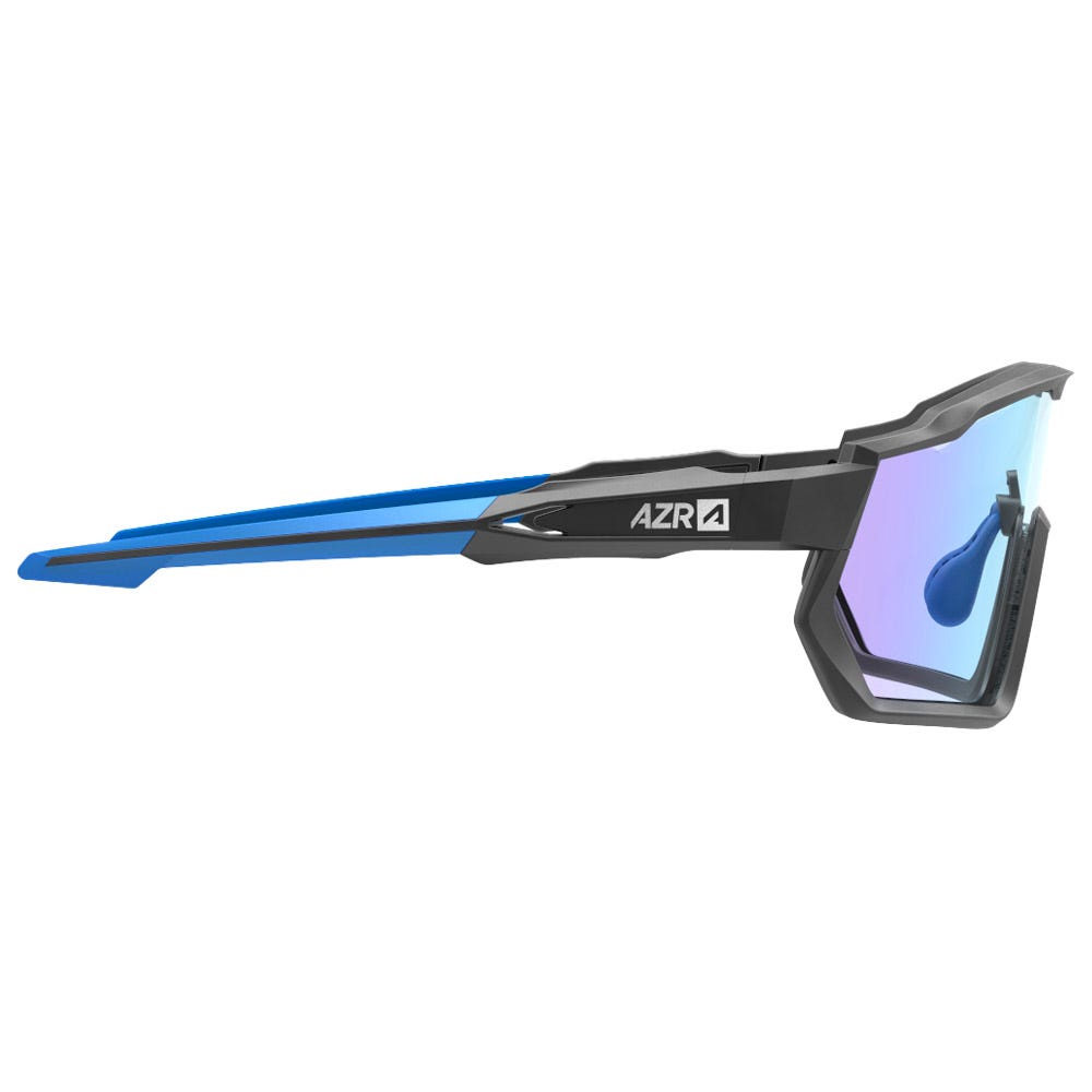 Pro Race Rx Noire Mate Photochromique Irisé Bleue