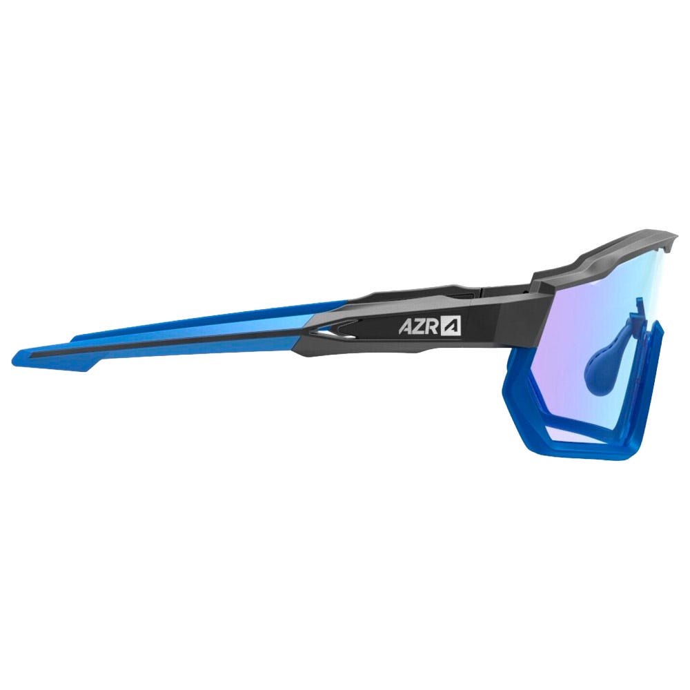 Pro Race Rx Noire Mate Bleue Photochromique Irisé Bleu