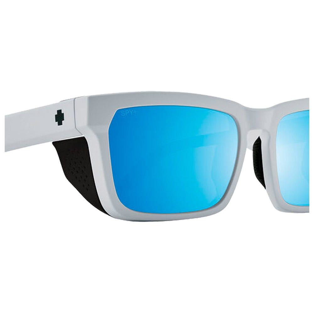 Helm Tech Matte White Happy Boost Bronze Polar Ice Blue Spectra Mirror