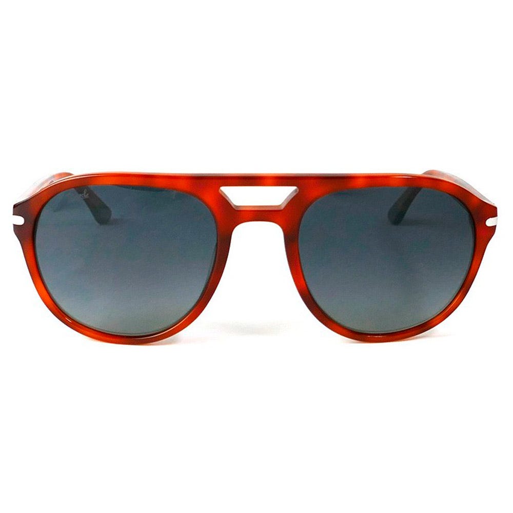 Bradley Shiny Orange Tortoise Gradient Grey Blue Polarized