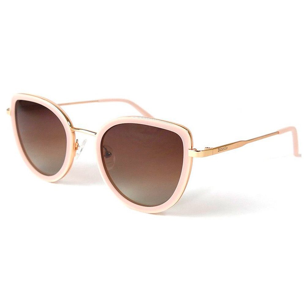 Lisa Shiny Gold Nude Gradient Brown Polarized