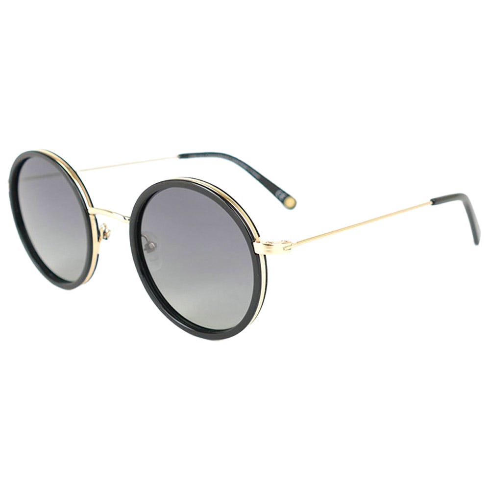 Amsterdam Or Brillant Noir Gradient Grey Polarized