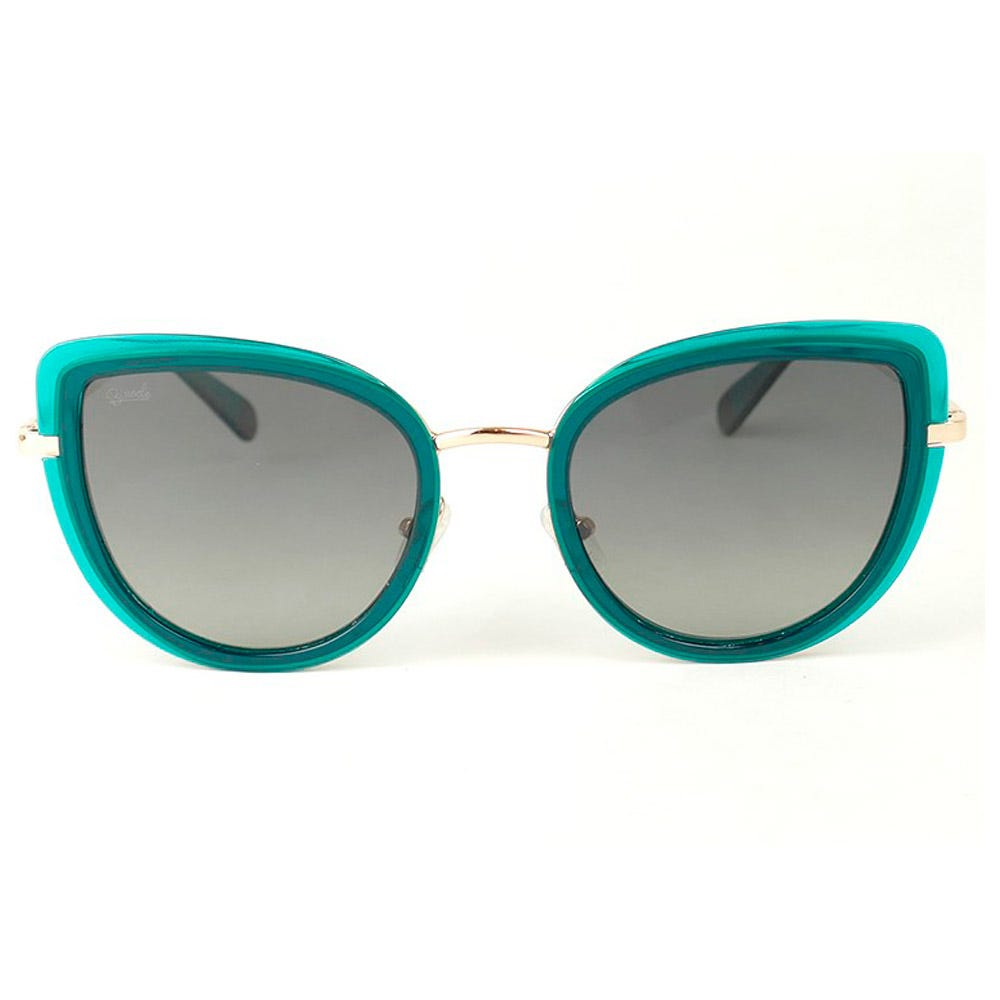 Giulia Shiny Gold Turquoise Gradient Grey Polarized