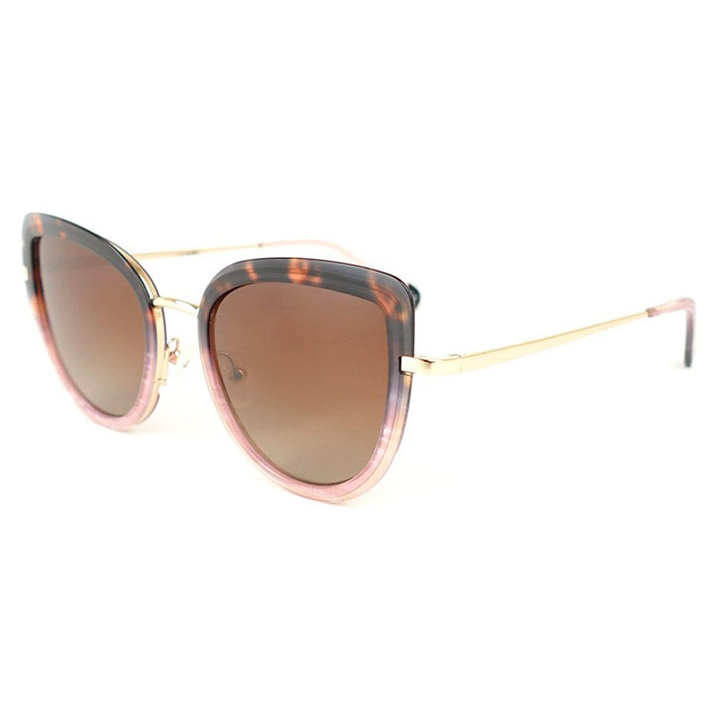 Giulia Shiny Gold Black Pink Tortoise Gradient Grey Polarized