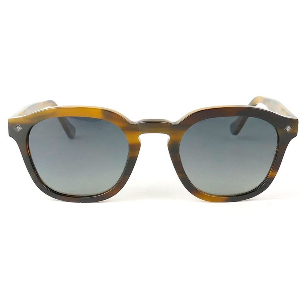 James Shiny Wood Tortoise Gradient Grey Polarized