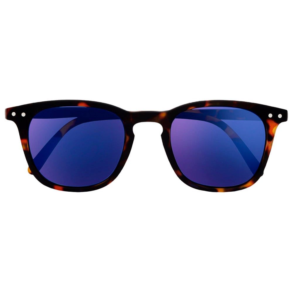 Junior Sun #E Tortoise Soft Blue Mirror