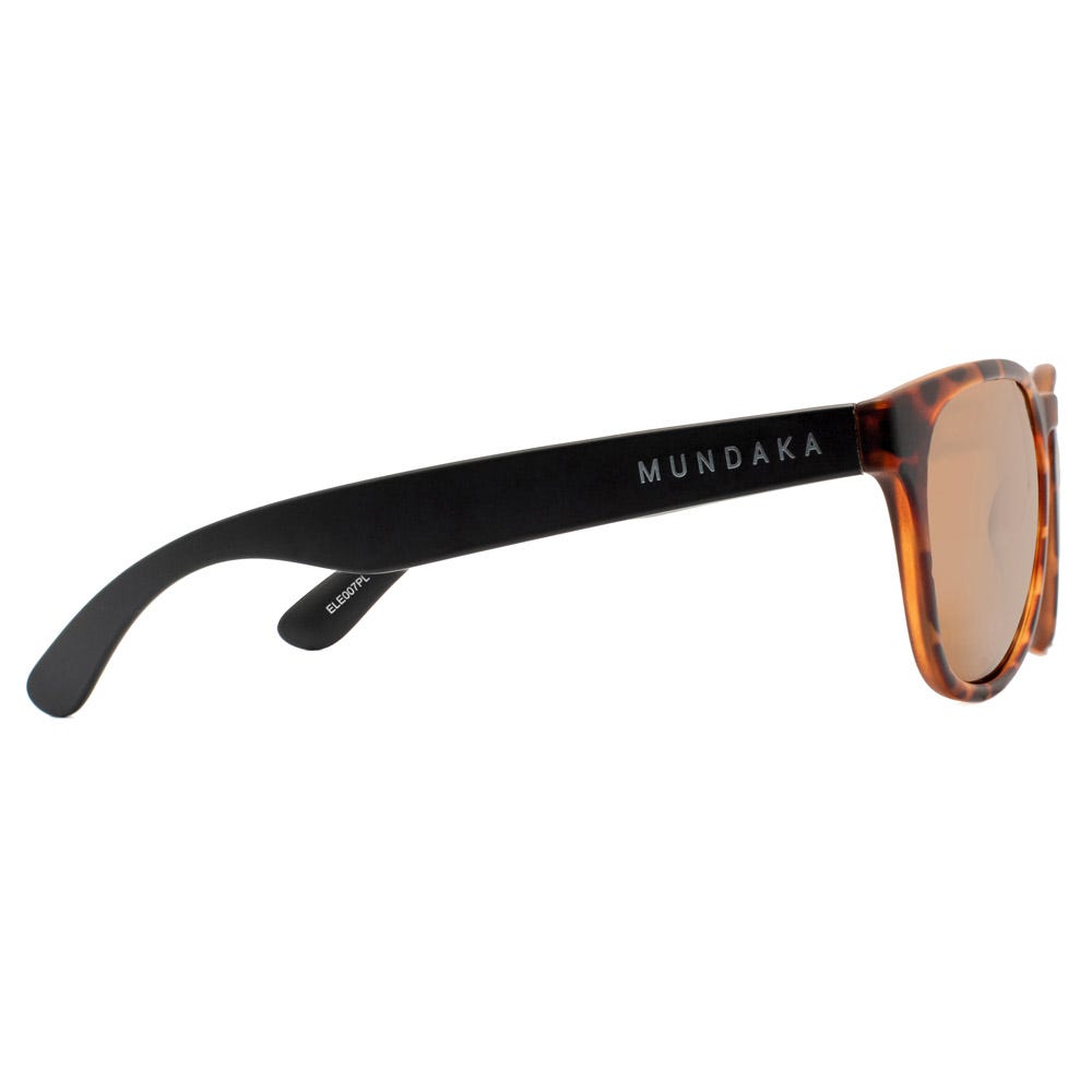 Electra Matte Black Brown Tortoise Bronze Polarized