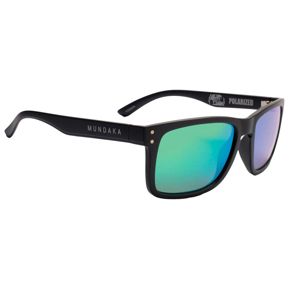 Pozz' Black Green Cx Polarized Green Revo