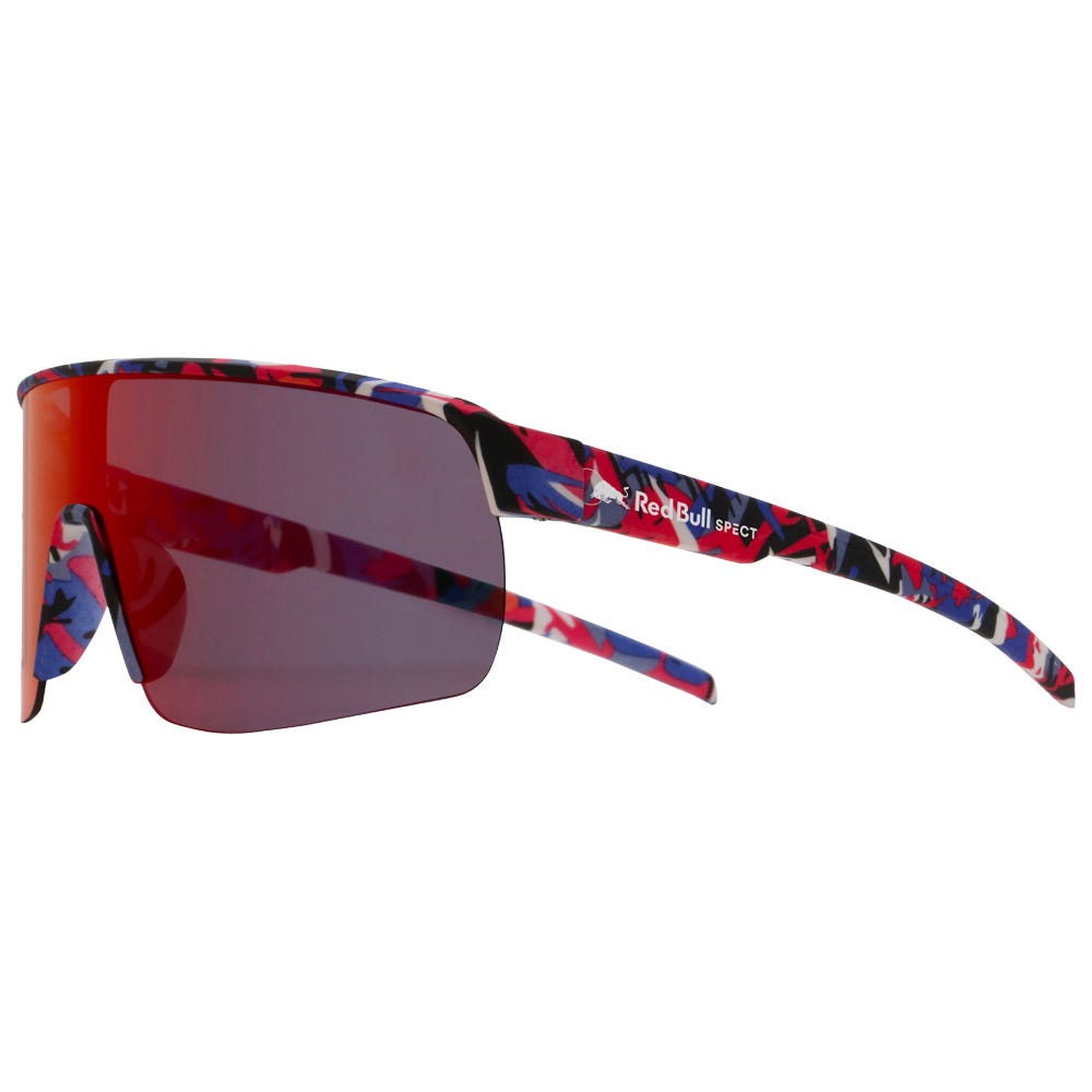 Dakota Matt Blue Burgundy Pattern Smoke Red Purple Mirror