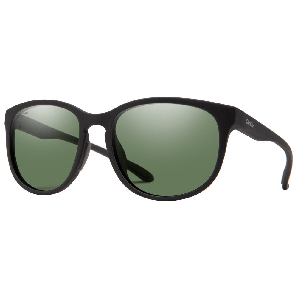 Lake Shasta Matte Black Chromapop Polarized Gray Green