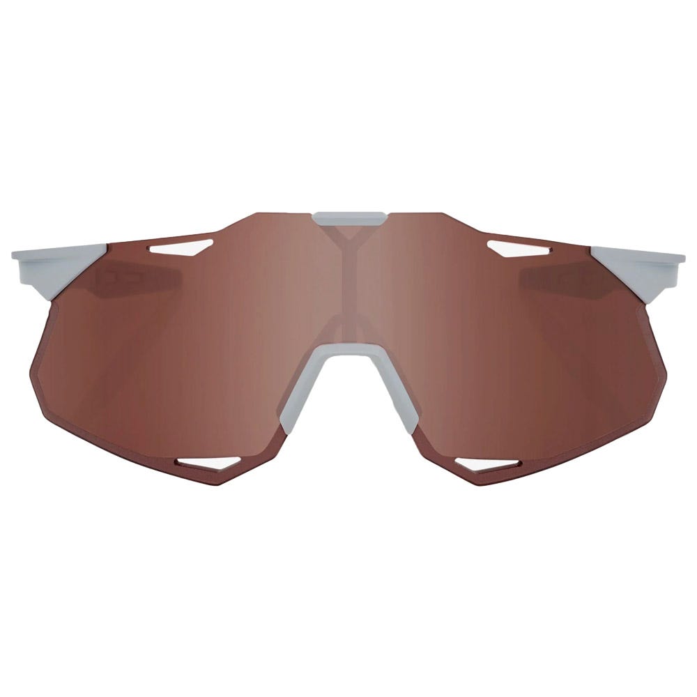 Hypercraft Xs Matte Stone Grey Hiper Crimson Silver Mirror Lens