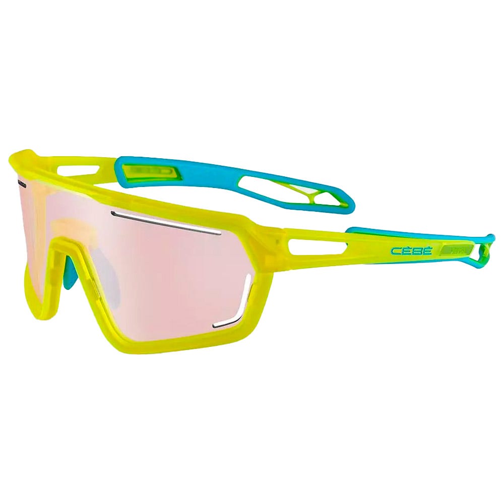 S'Track Vision Translucent Neon Yellow Blue Zone Vario Rose Cat.1-3 Silver