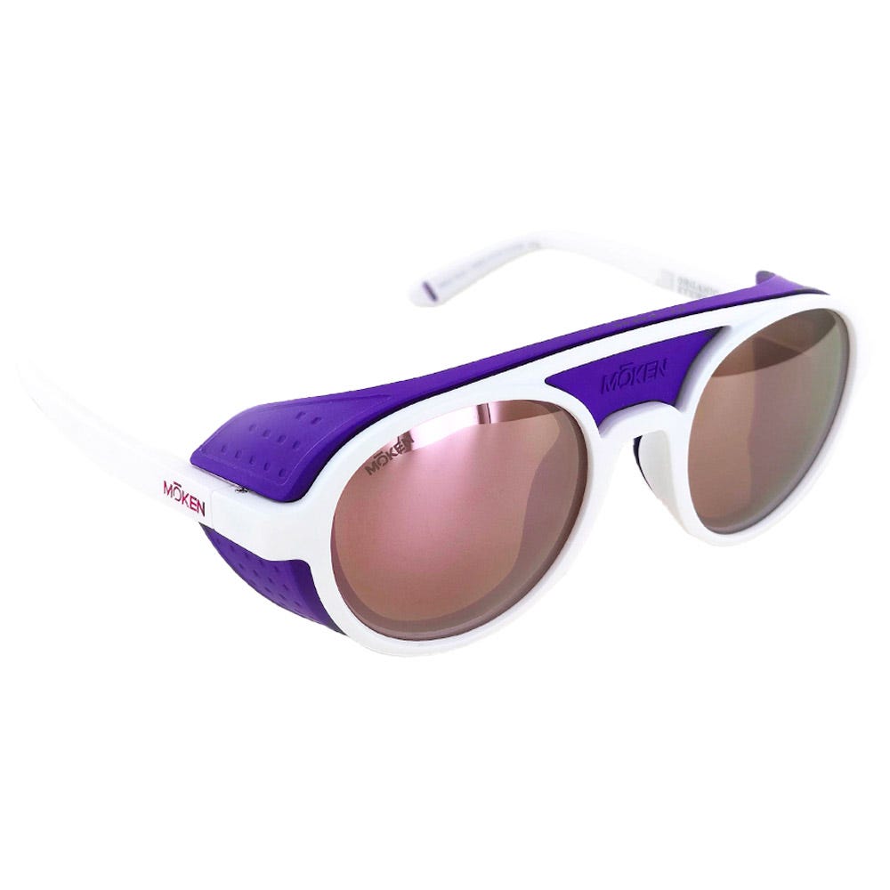 Hawkins Vintage White Purple Pink Polarized