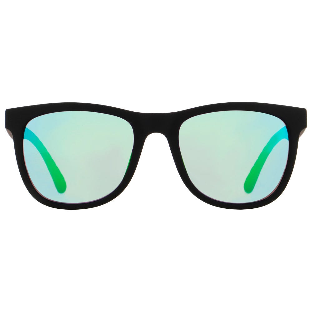 Ecos Soft Touch Black Smoke Green Purple Mirror Polarized