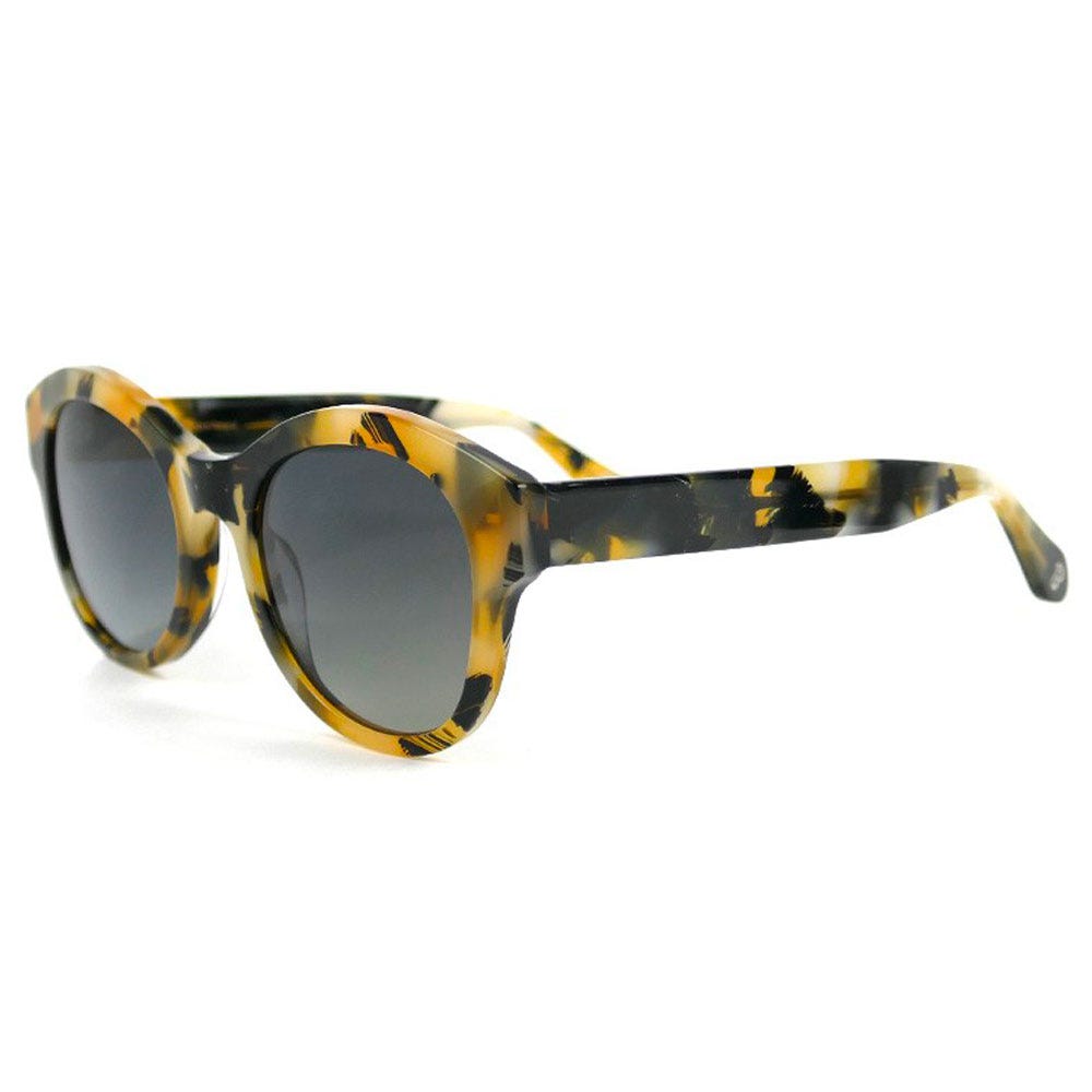 Sophia Shiny Wild Tortoise Gradient Grey Polarized