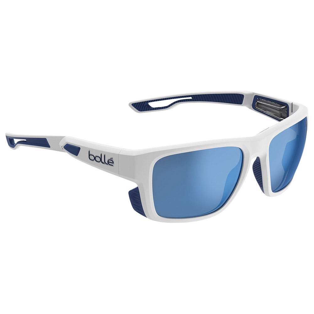 Airdrift White Matte Navy Volt+ Offshore Polarized