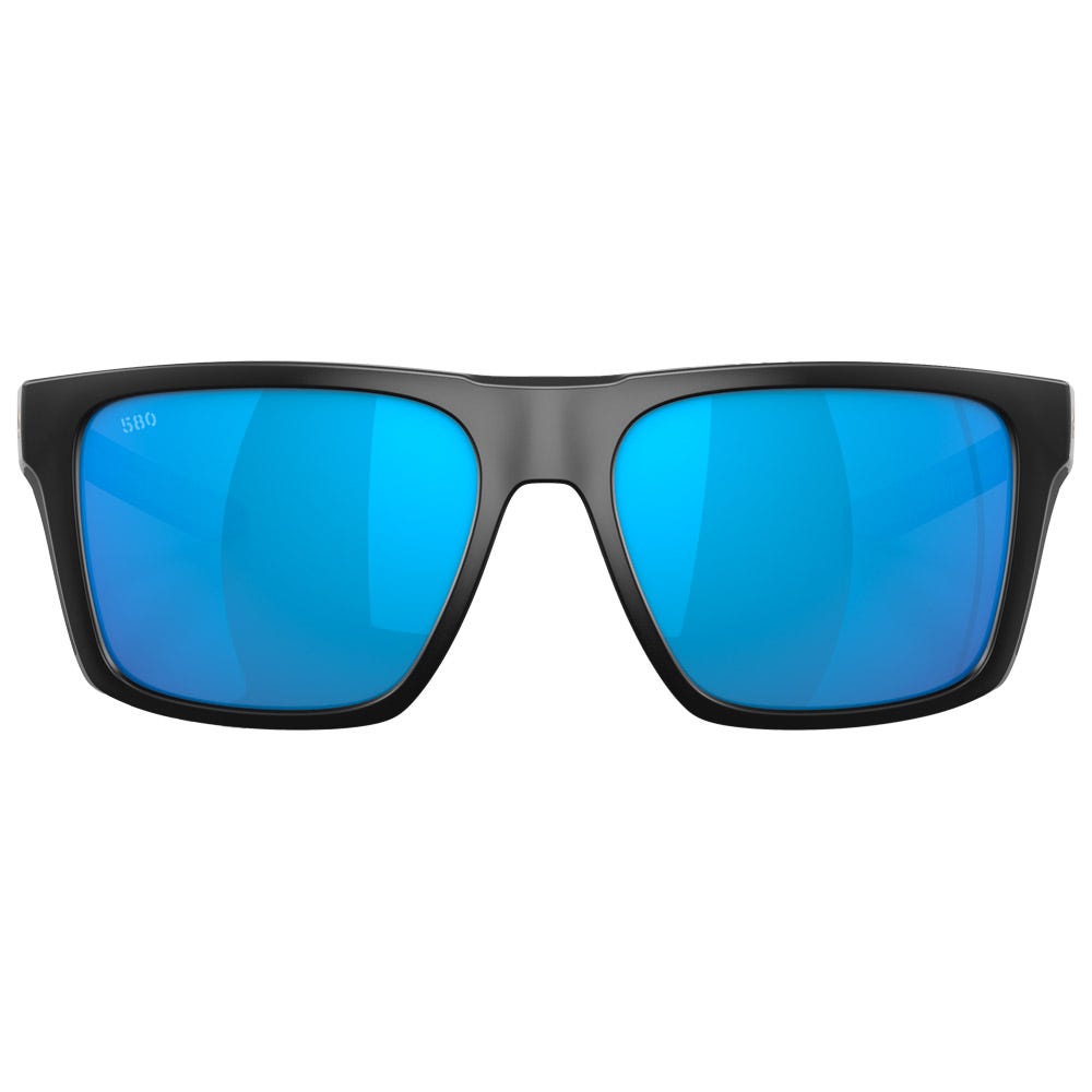 Lido Matte Black Blue Mirror Polarized