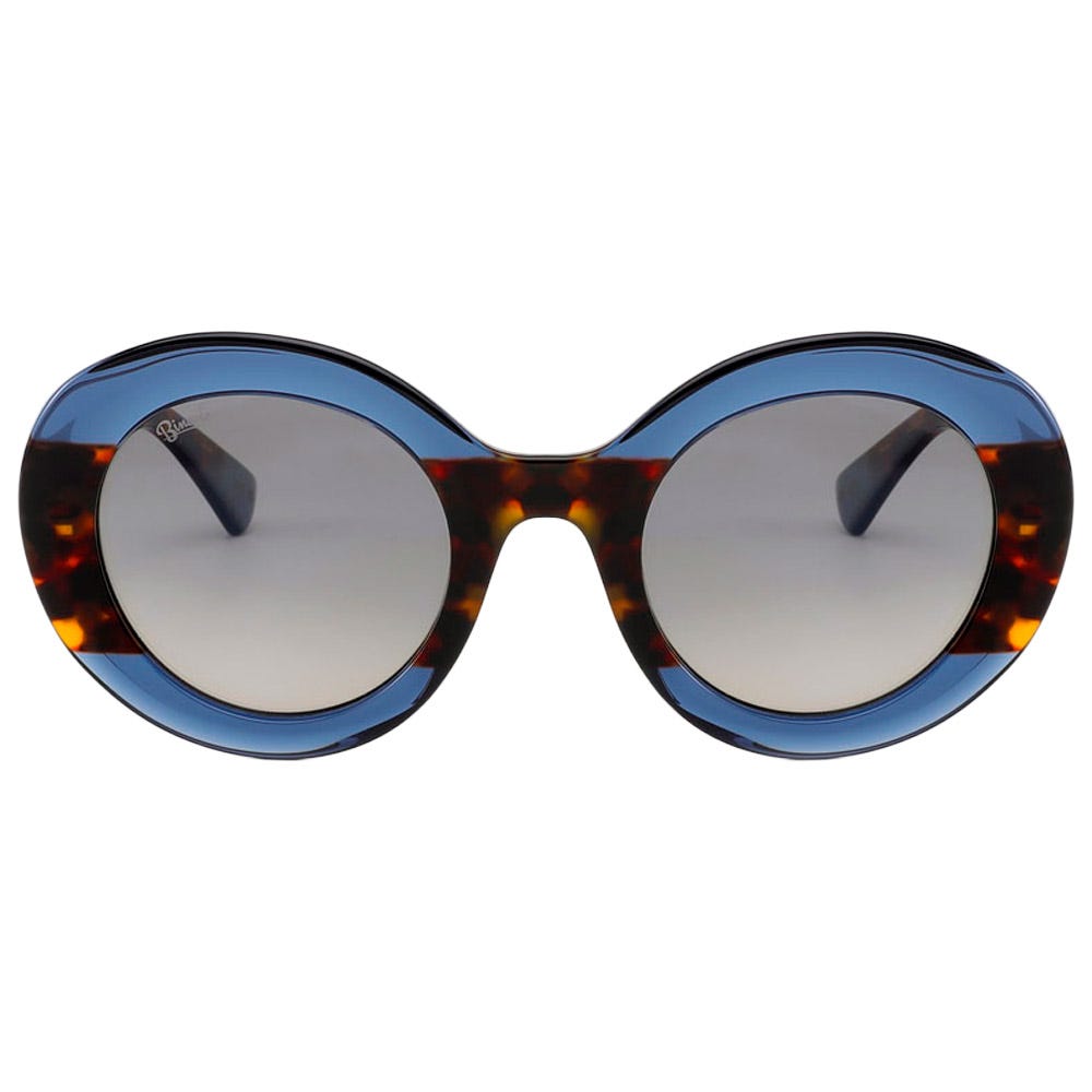 Bianca Shiny Tortoise Grey Blue Gradient Grey Polarized