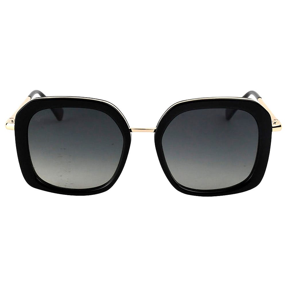 Diana Shiny Gold Black Gradient Grey Polarized
