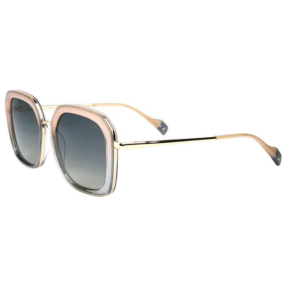 Diana Shiny Gold Gradient Brown Grey Gradient Grey Polarized