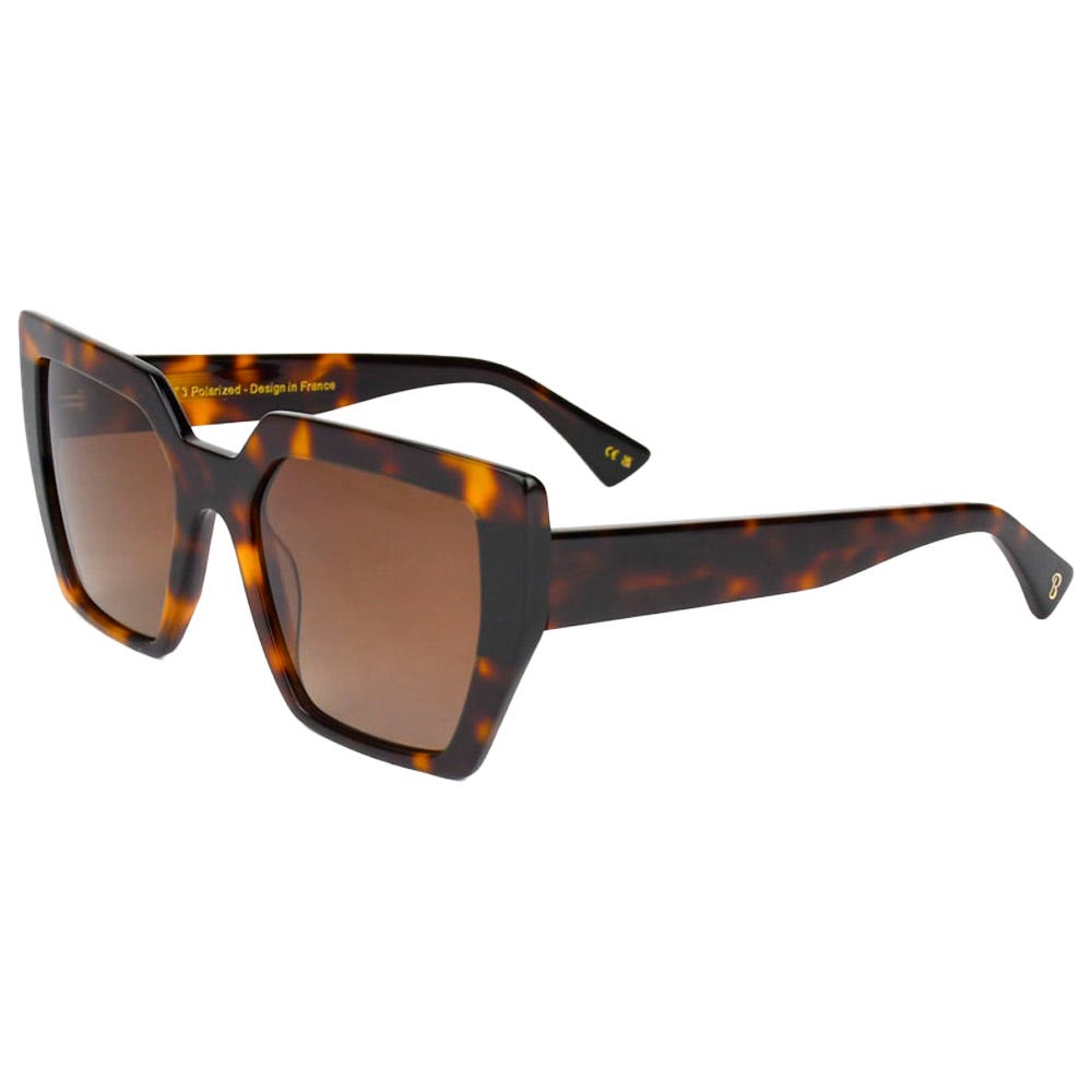Victoria Shiny Tortoise Black Gradient Brown Polarized