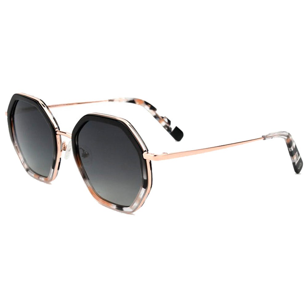 Angela Shiny Gold Tortoise Grey Polarized