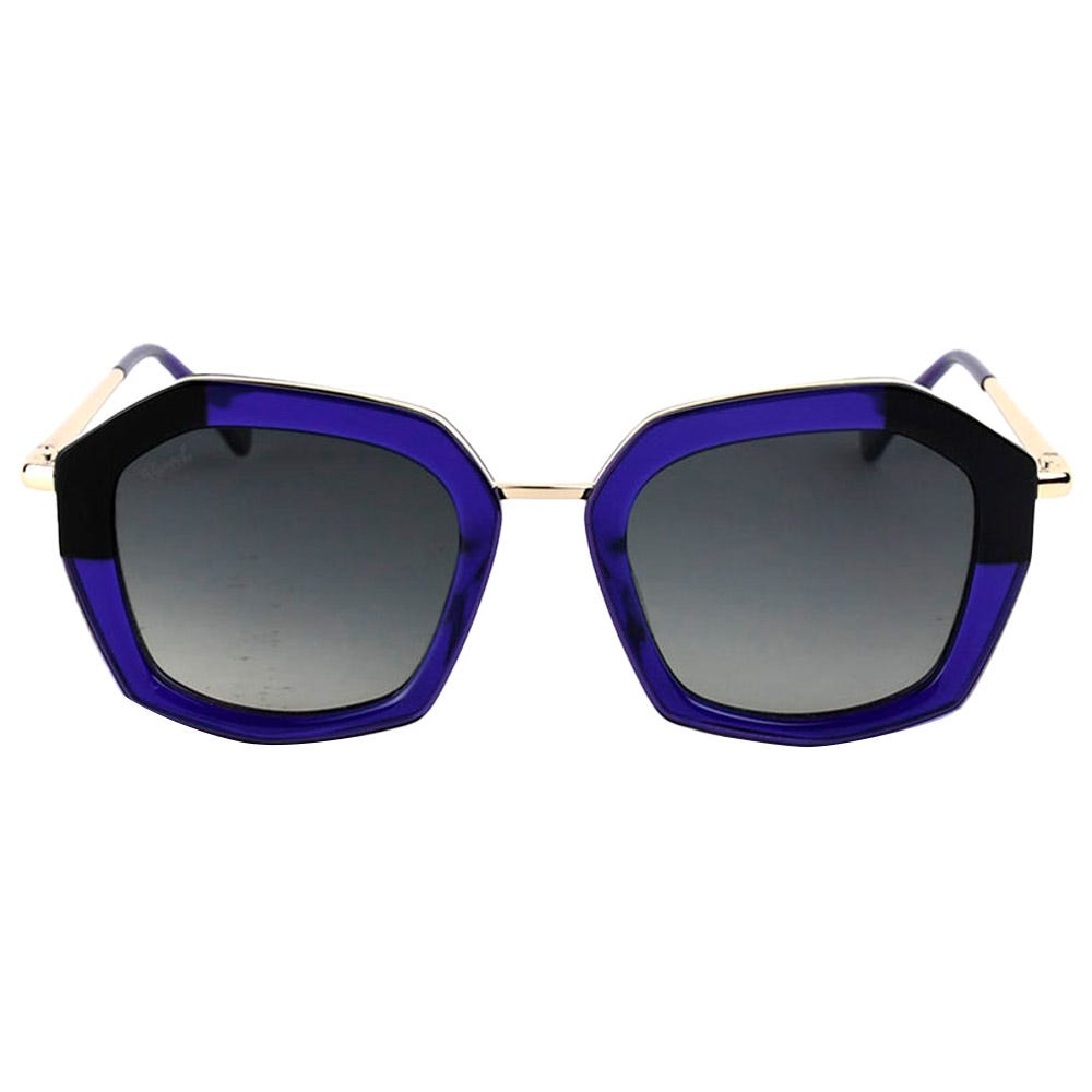 Rosalia Shiny Gold Purple Gradient Grey Polarized