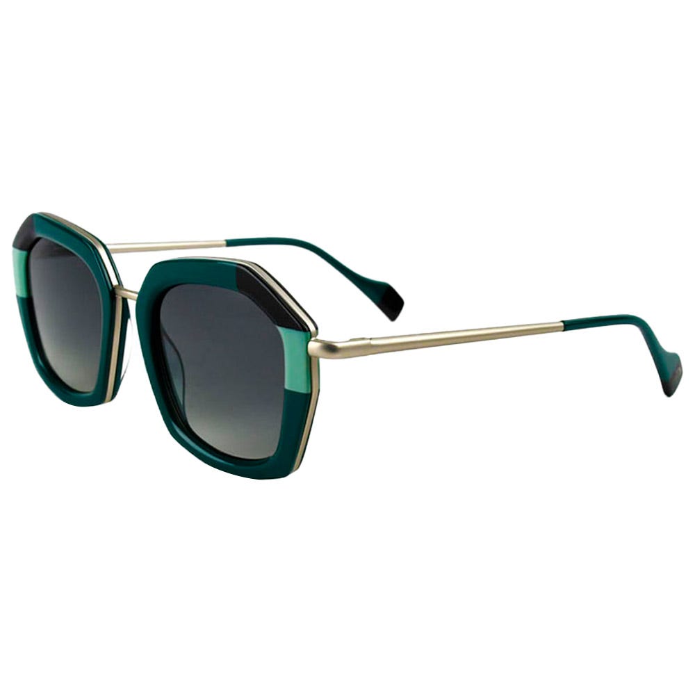 Rosalia Silver Dark Green Pastel Gradient Grey Polarized