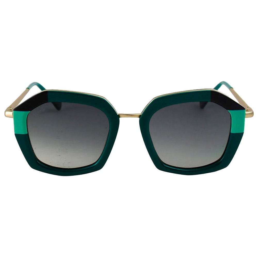 Rosalia Silver Dark Green Pastel Gradient Grey Polarized