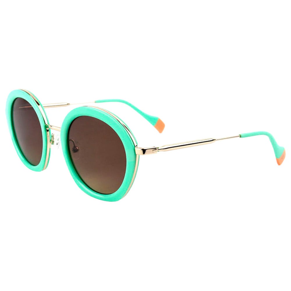 Olivia Shiny Gold Pastel Green Gradient Grey Polarized