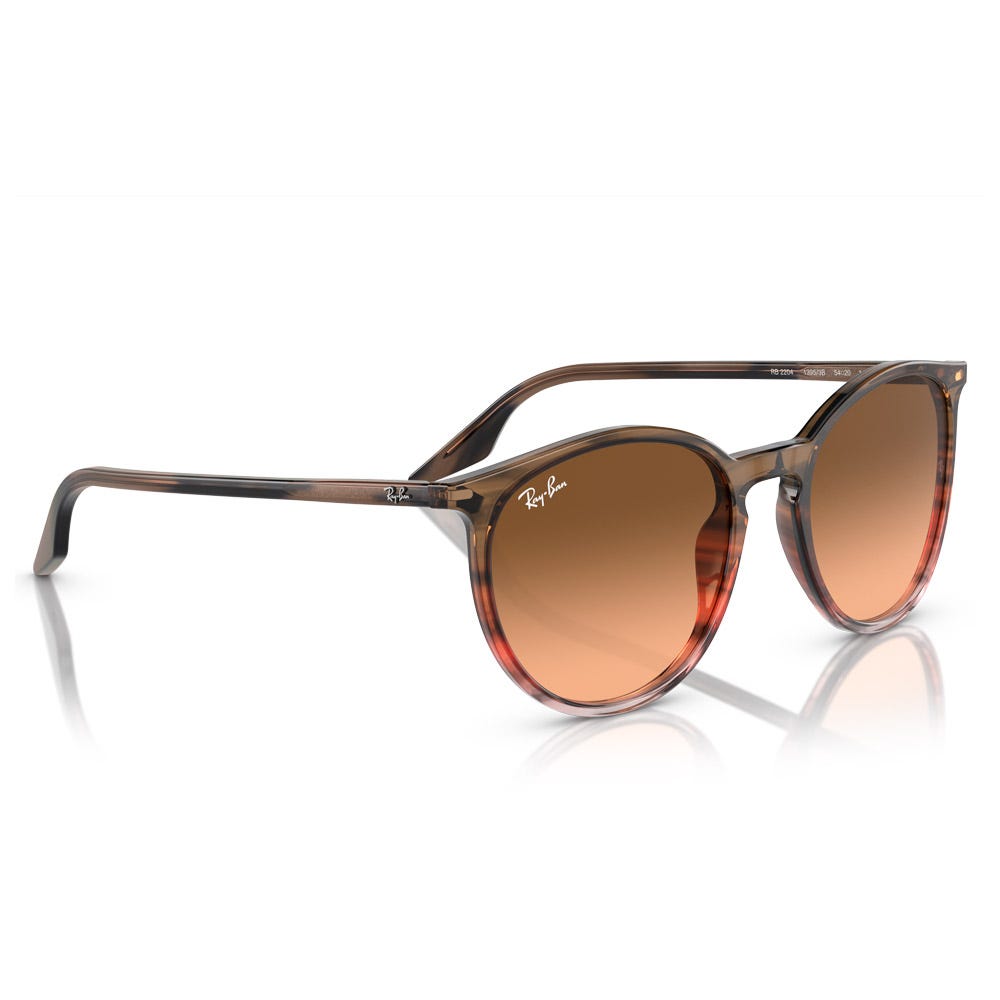 RB2204 Polished Striped Red Brown Gradient Black Pink