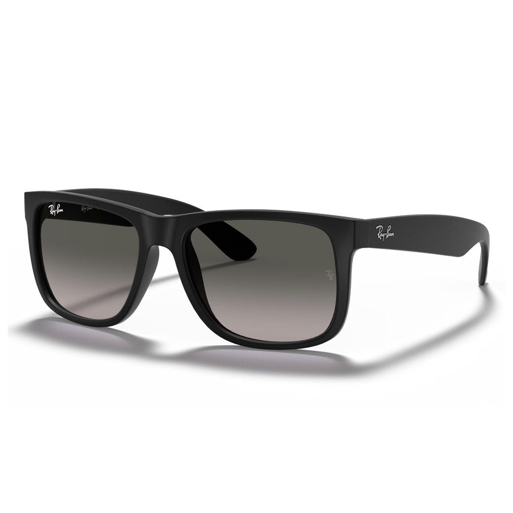 RB4165 Justin Classic Matte Rubber Black Dark Grey Gradient