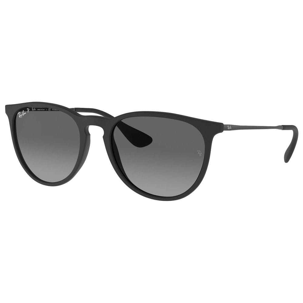 RB4171 Erika Classic Matte Rubber Black Grey Polar