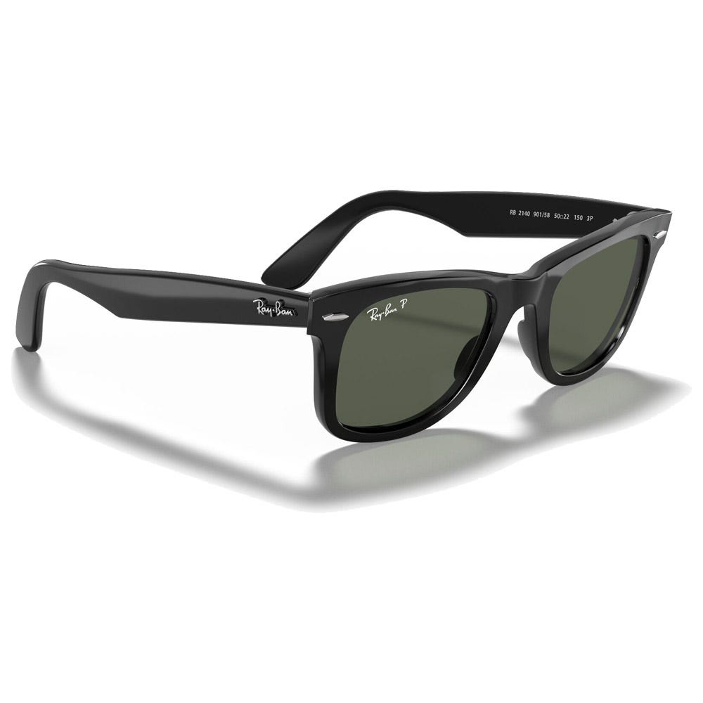 RB2140 Original Wayfarer Classic Polished Black Polar Green