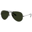 RB3025 Aviator Polished Gunmetal Green G-15