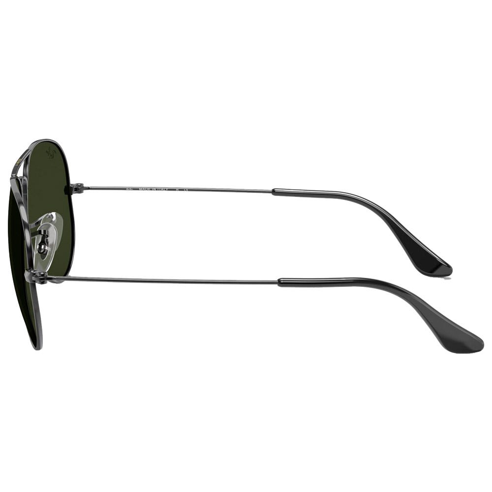 RB3025 Aviator Polished Gunmetal Green G-15