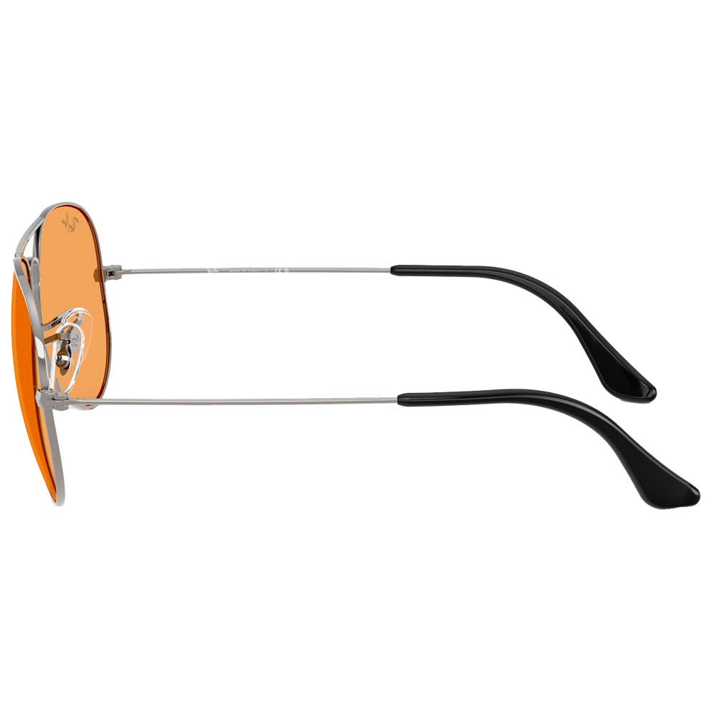 RB3025 Aviator Summer Capsule Polished Gunmetal Orange