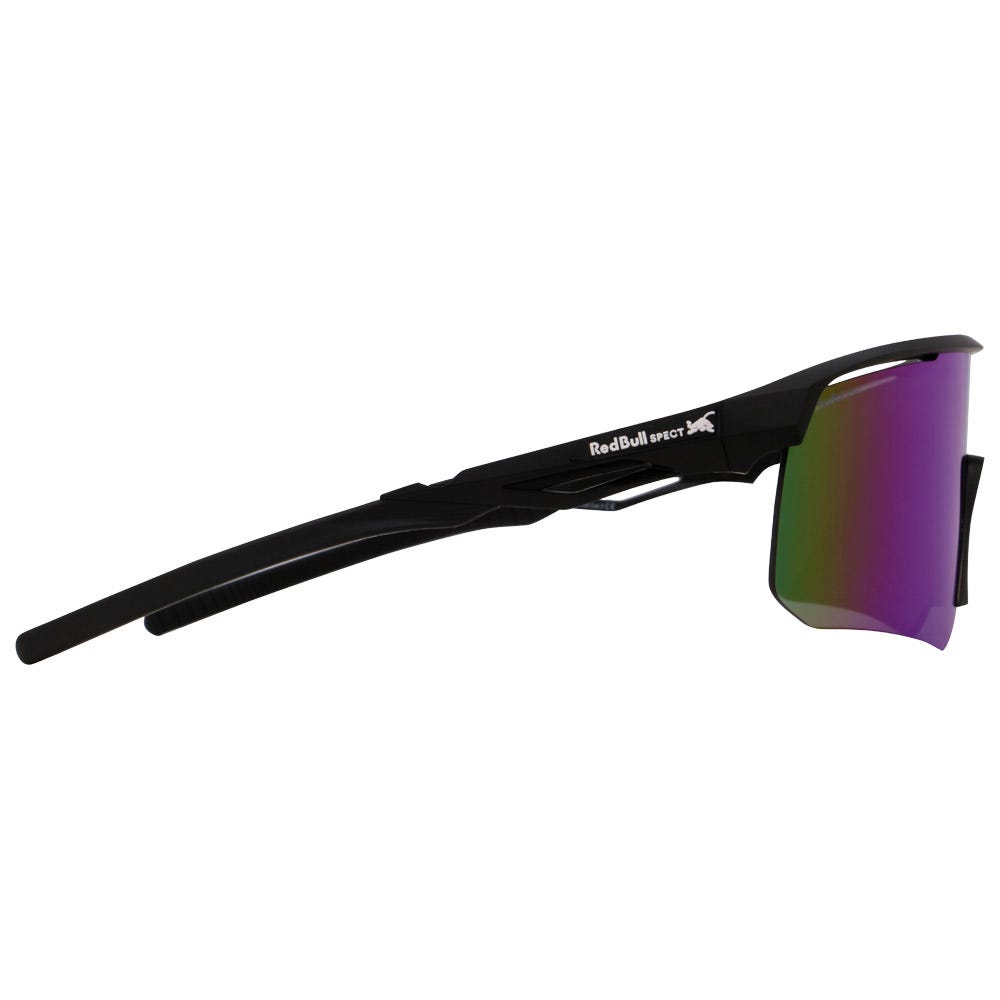 Riddle Matt Black Smoke Purple Green Mirror