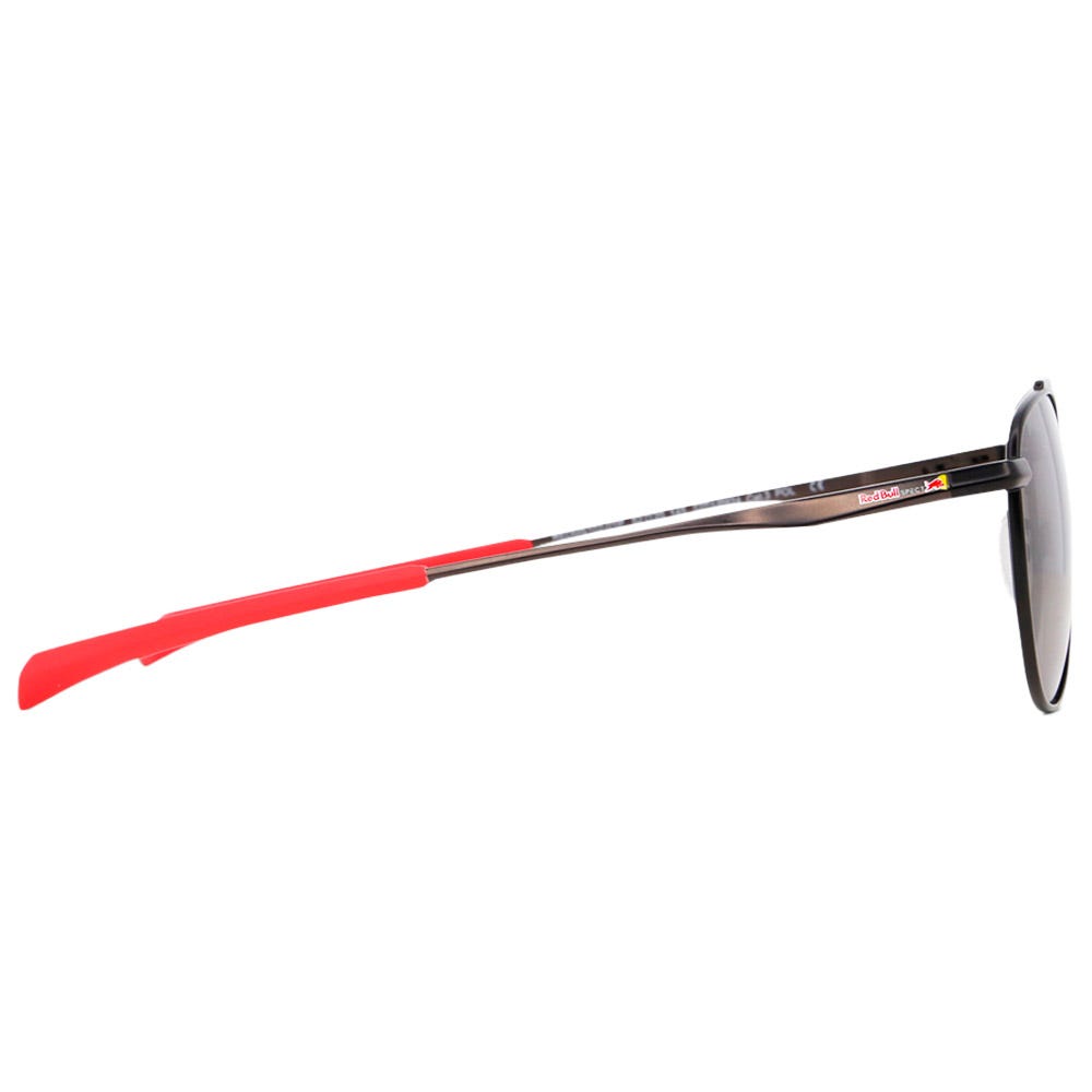 Redms Panto Matt Black Red Smoke Polarized
