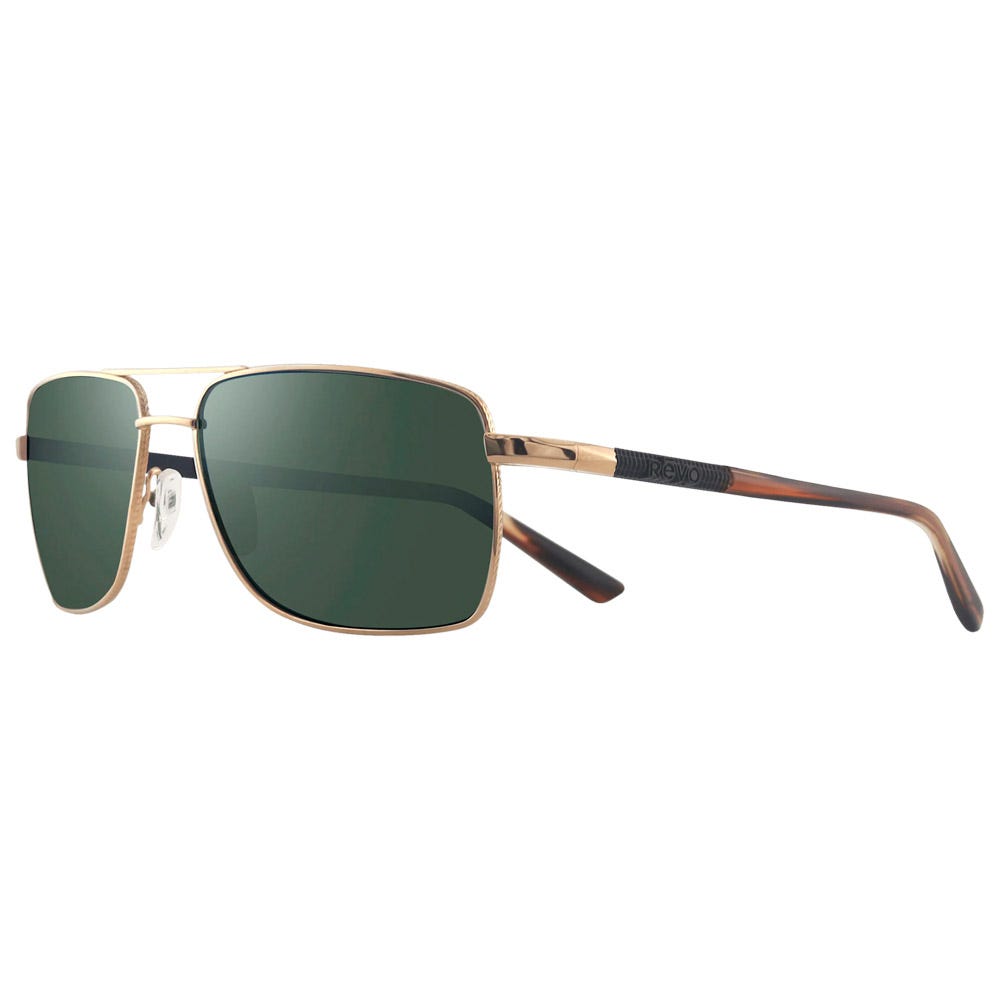 Ray Gold Crystal Smoke Green Polarized
