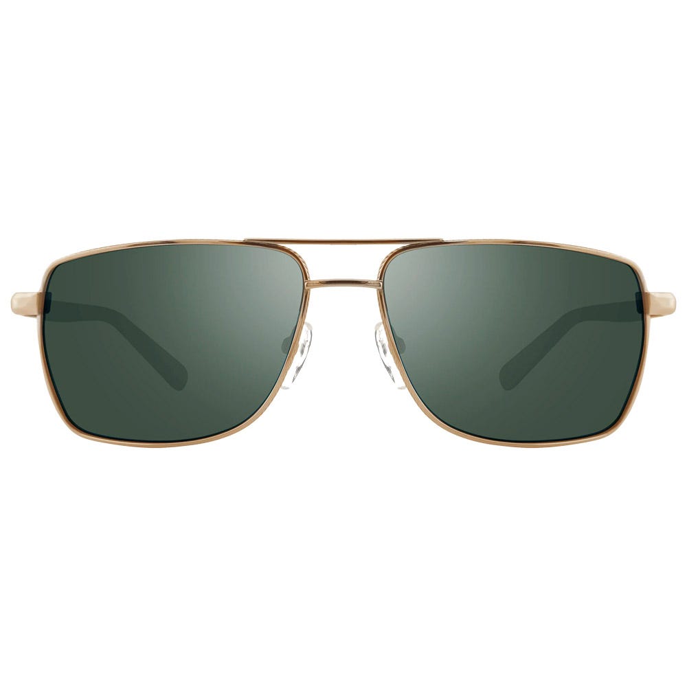 Ray Gold Crystal Smoke Green Polarized