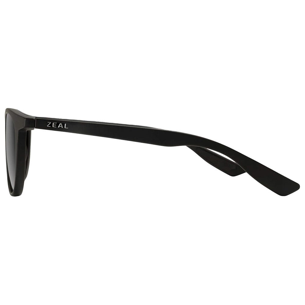 Juno Matte Black Ellume Polarized Dark Grey